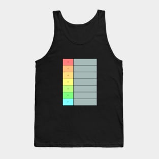 Video Game Tier List Tank Top